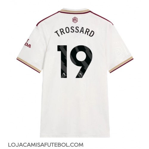 Camisa de Futebol Arsenal Leandro Trossard #19 Equipamento Alternativo 2025-26 Manga Curta